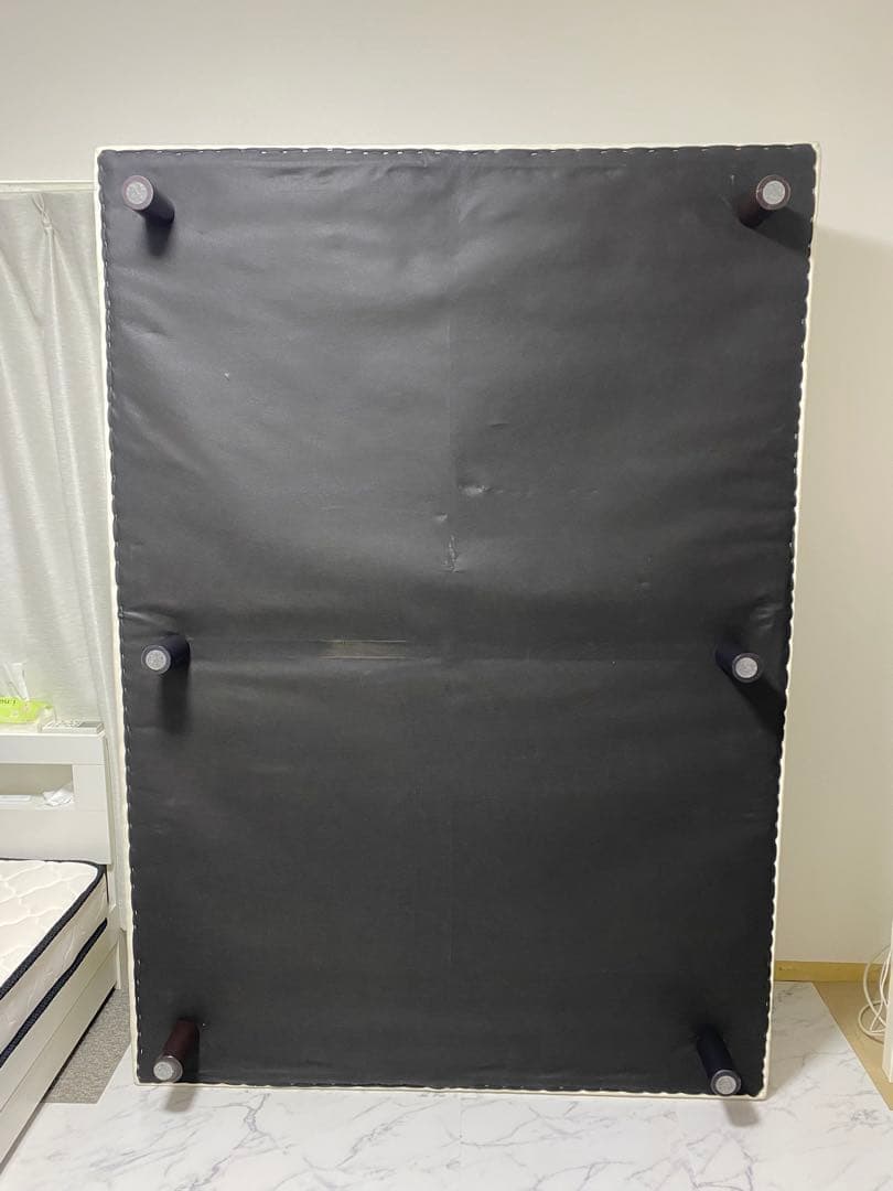 （⚠︎引き取り限定）ホワイトダブル脚付きマットレス