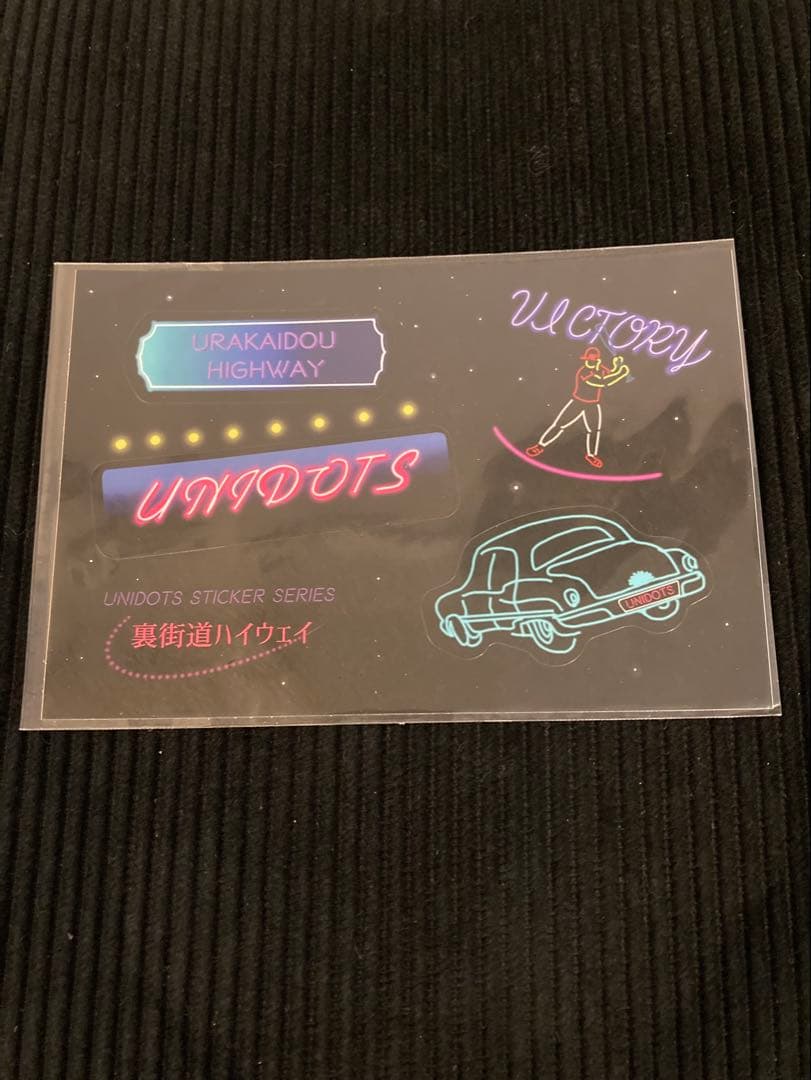 【希少】UNIDOTS 瑞葵 直筆サイン入り含むステッカー 4枚セット