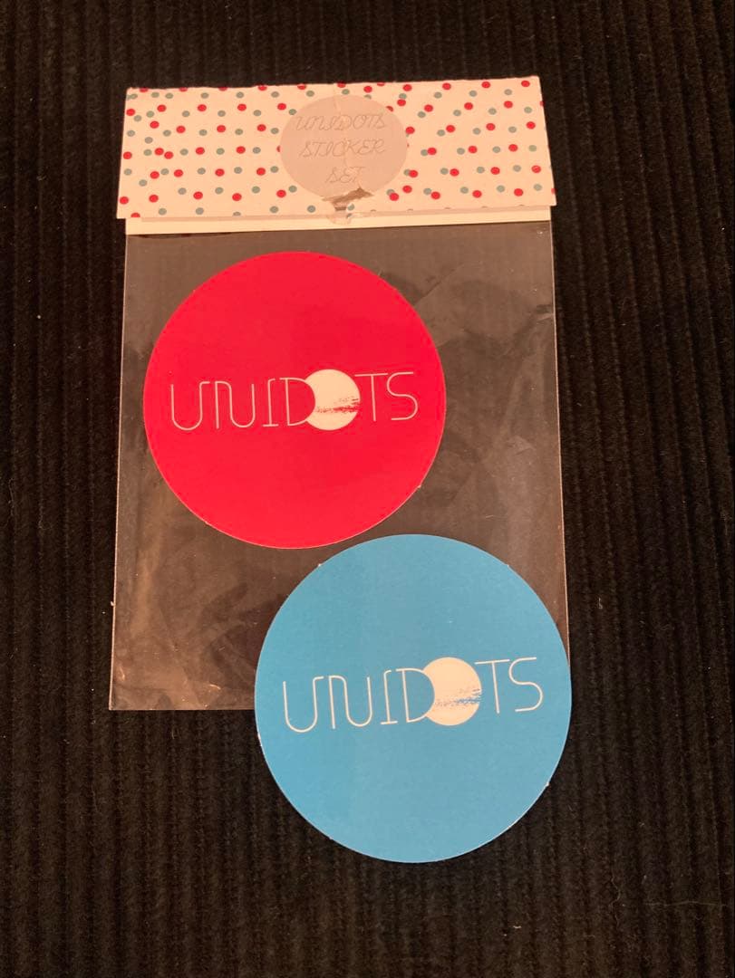 【希少】UNIDOTS 瑞葵 直筆サイン入り含むステッカー 4枚セット