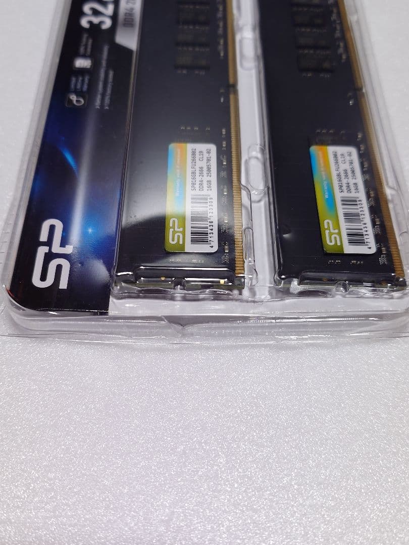 SP DDR4 メモリ 2666MHz 16GB ×2 32GB 【動作確認済】