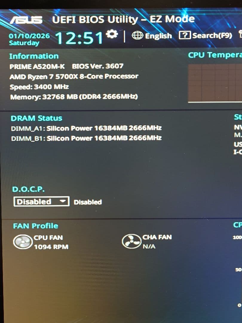 SP DDR4 メモリ 2666MHz 16GB ×2 32GB 【動作確認済】