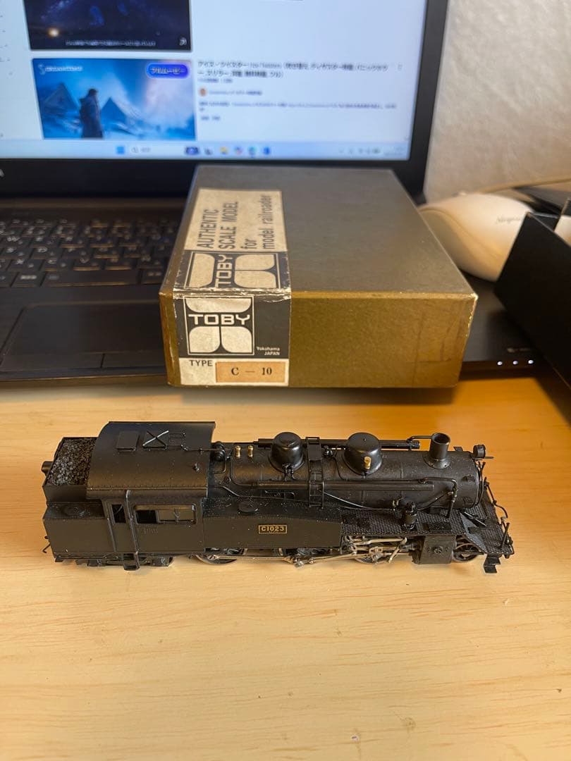 HOゲージ C10型 TOBY蒸気機関車