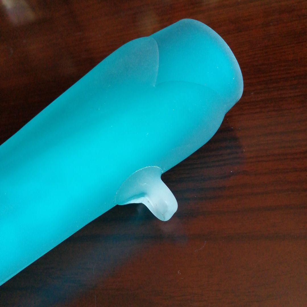 ターコイズブルーガラス掛花入　50cm