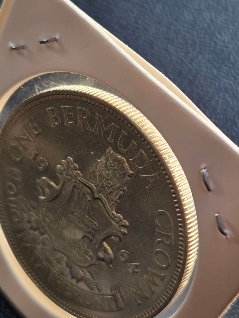 1964年 バミューダクラウン 銀貨エリザベス2世