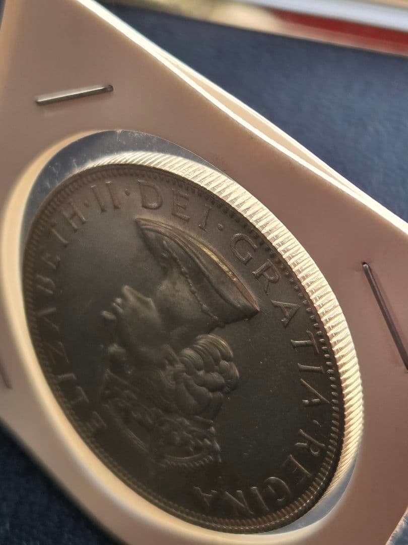 1964年 バミューダクラウン 銀貨エリザベス2世