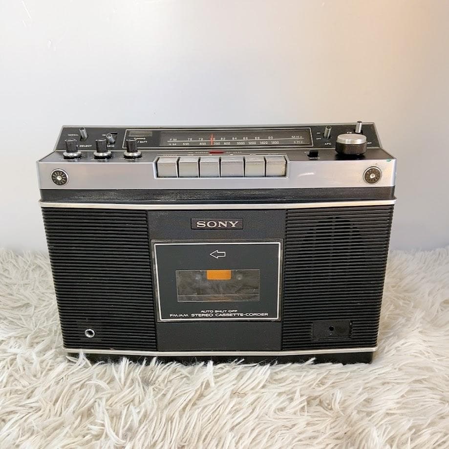 希少な動作品！ SONY CF-2580 ラジカセ ラジオ・カセットプレーヤー
