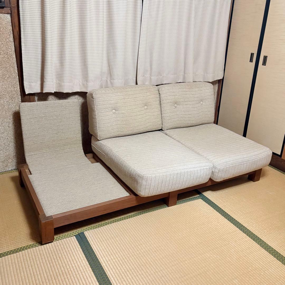 truck furniture 3人掛けソファ+オットマン