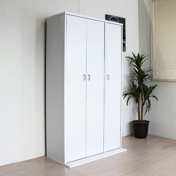 収納ラックDVDラック CD・コミック書棚ストッカー収納庫 FM126WH