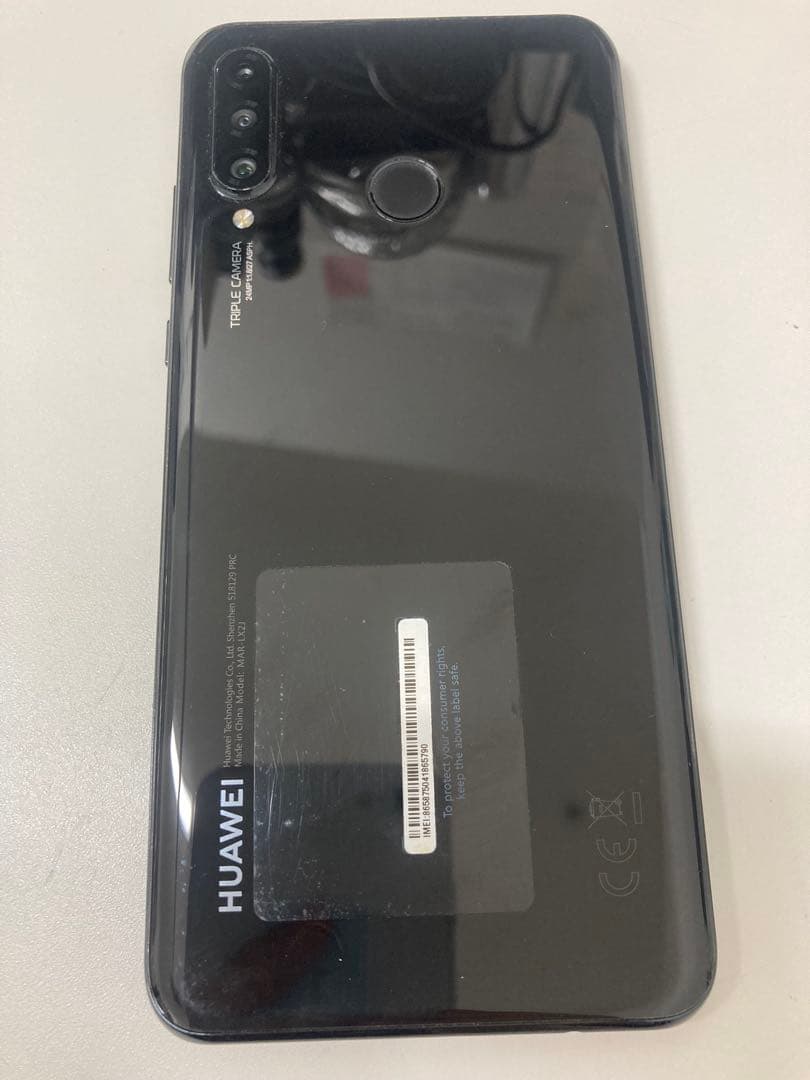 HUAWEI P30 lite 64GB ブラック　K1830