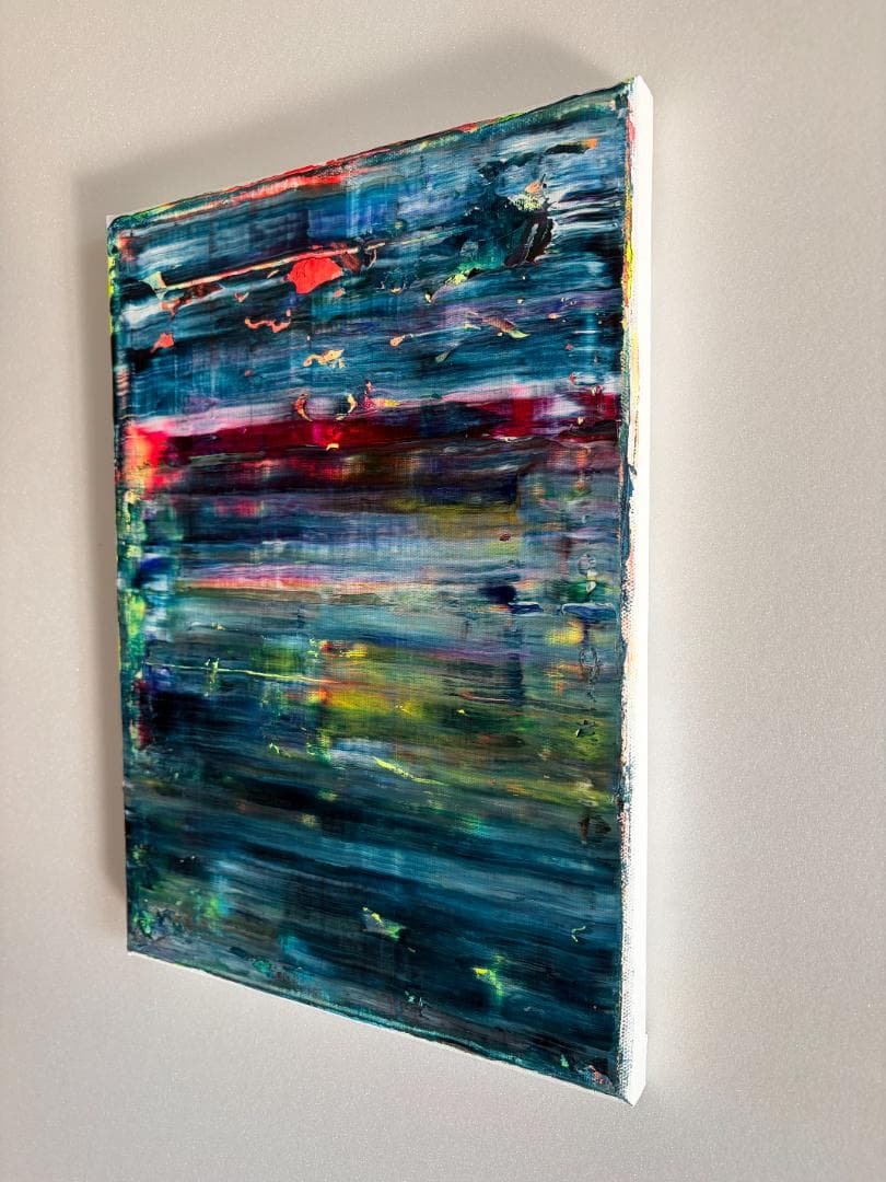 抽象画 モダンアート 現代アート F4 原画 一点物｜揺らぎを抱く　Aluma