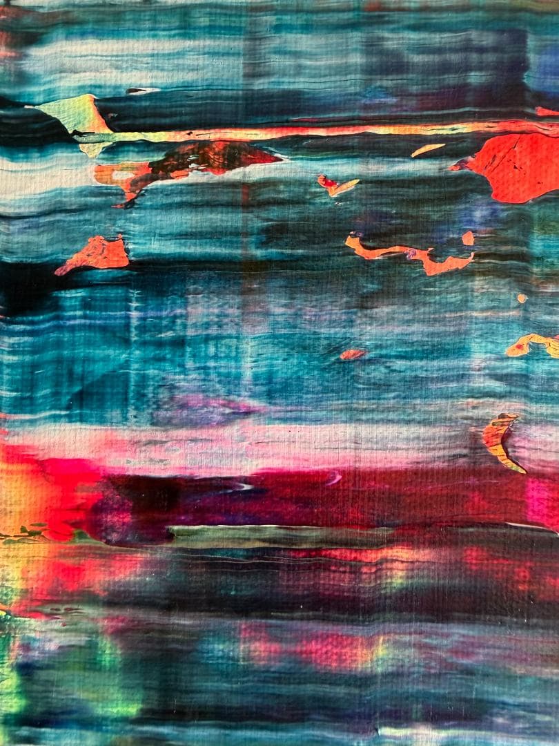 抽象画 モダンアート 現代アート F4 原画 一点物｜揺らぎを抱く　Aluma