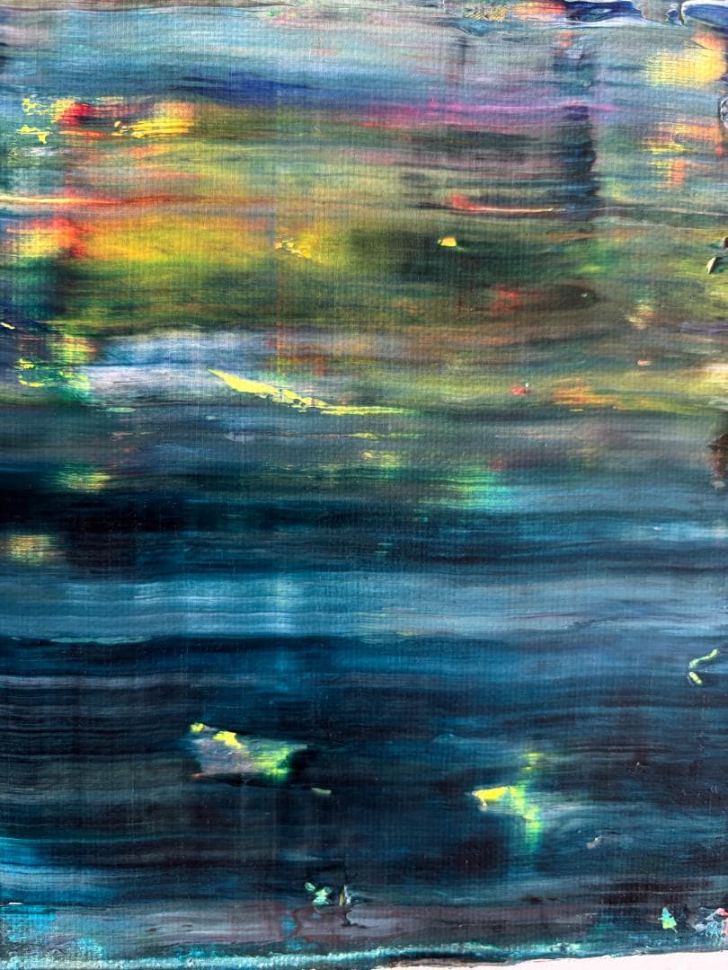 抽象画 モダンアート 現代アート F4 原画 一点物｜揺らぎを抱く　Aluma