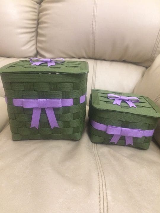 よーこ様 ゴミ箱完成品バスケット