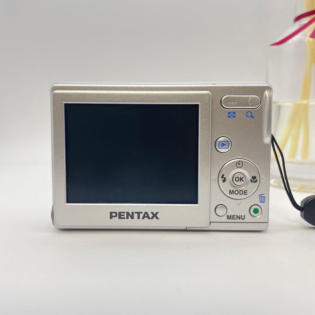 スマホ転送OK✨PENTAX Optio M10✨動作確認済 単三電池 可愛い♪