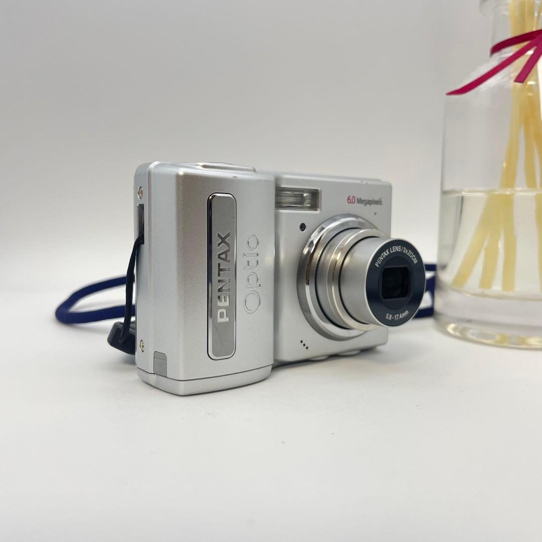 スマホ転送OK✨PENTAX Optio M10✨動作確認済 単三電池 可愛い♪