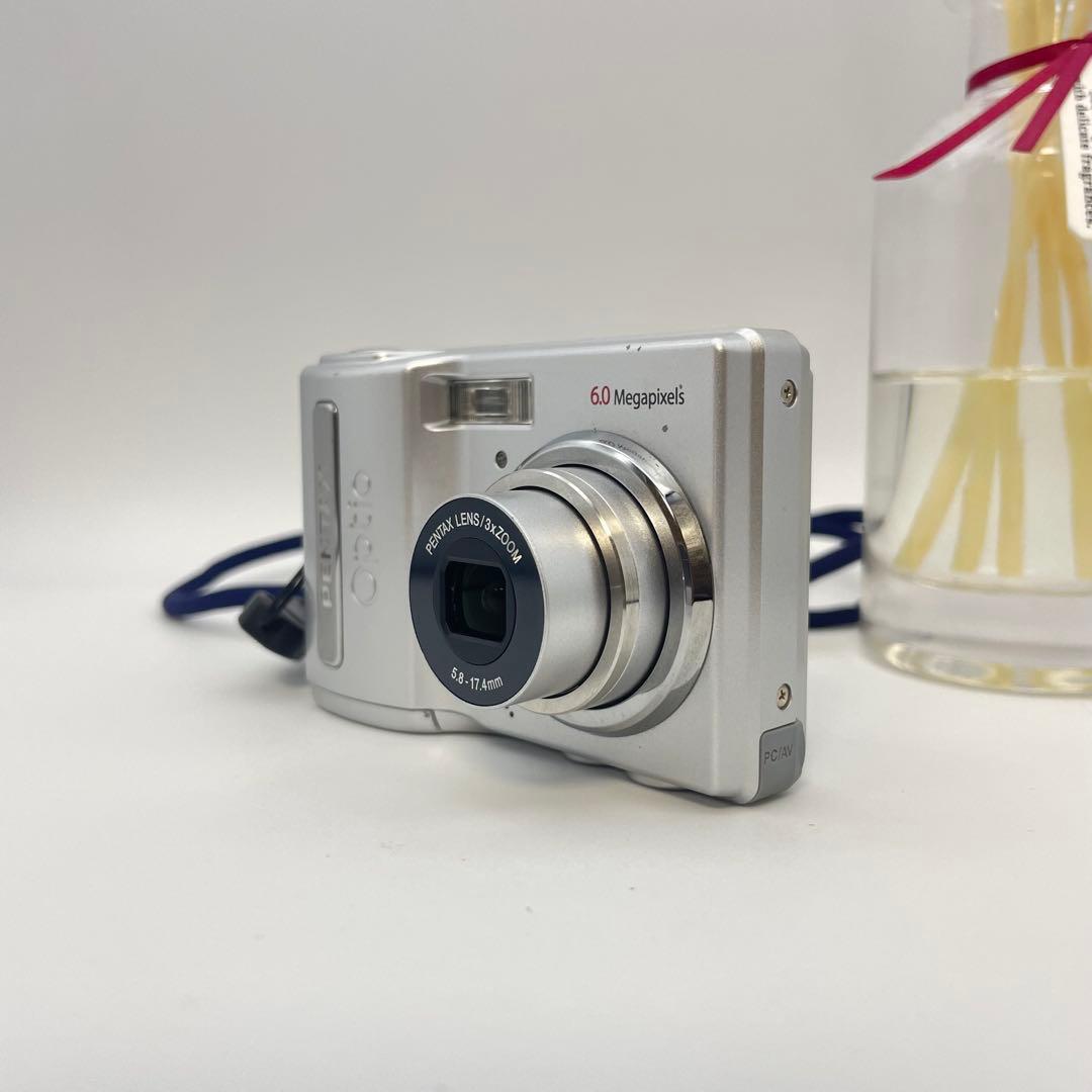 スマホ転送OK✨PENTAX Optio M10✨動作確認済 単三電池 可愛い♪