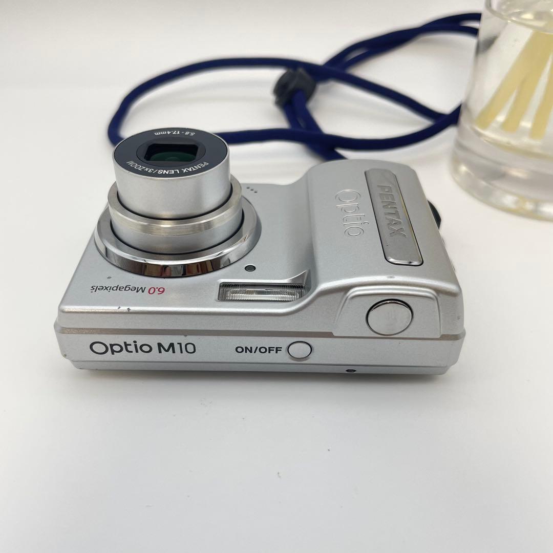 スマホ転送OK✨PENTAX Optio M10✨動作確認済 単三電池 可愛い♪