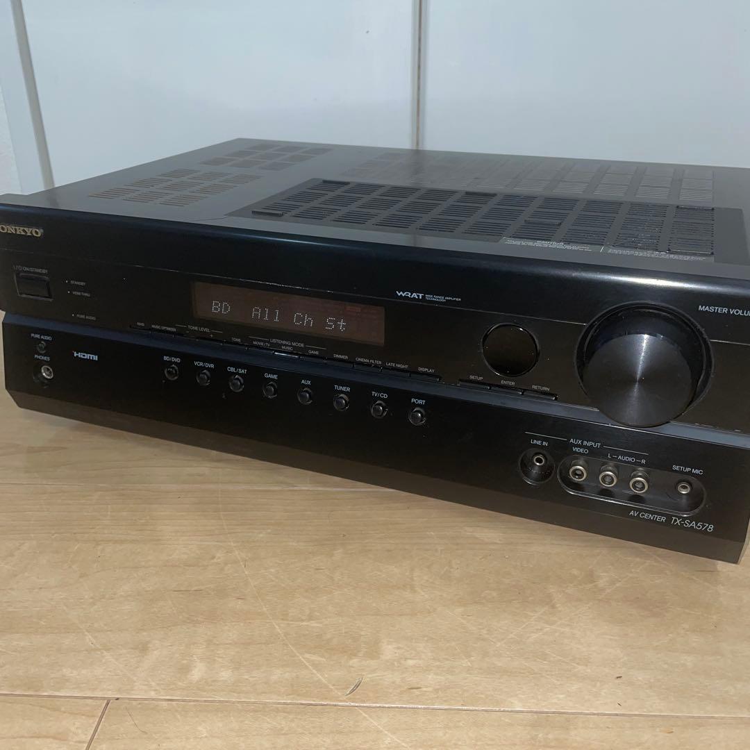 ONKYO オンキョー 7.1ch AVセンタ アンプ TX-SA578