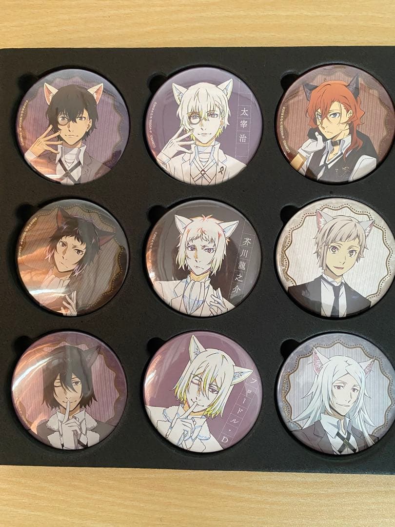 まとめ売り 文豪ストレイドッグス ナンジャタウン 缶バッジ 太宰治 中原中也