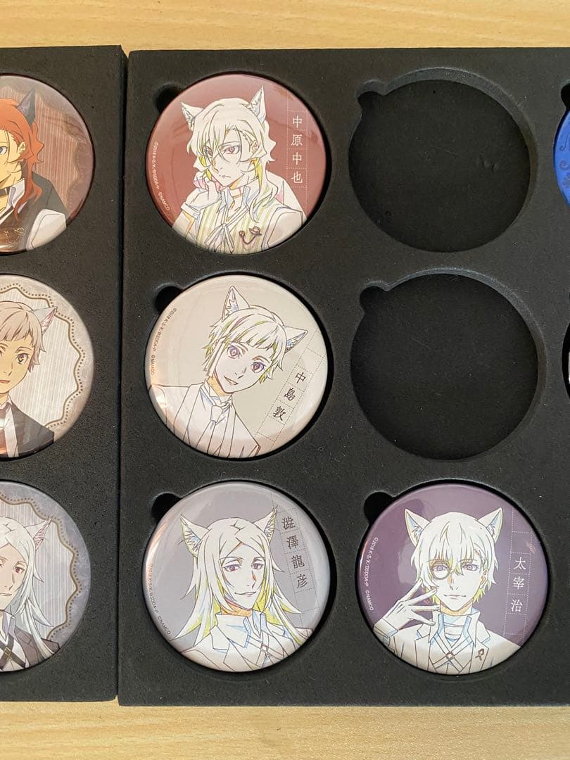 まとめ売り 文豪ストレイドッグス ナンジャタウン 缶バッジ 太宰治 中原中也