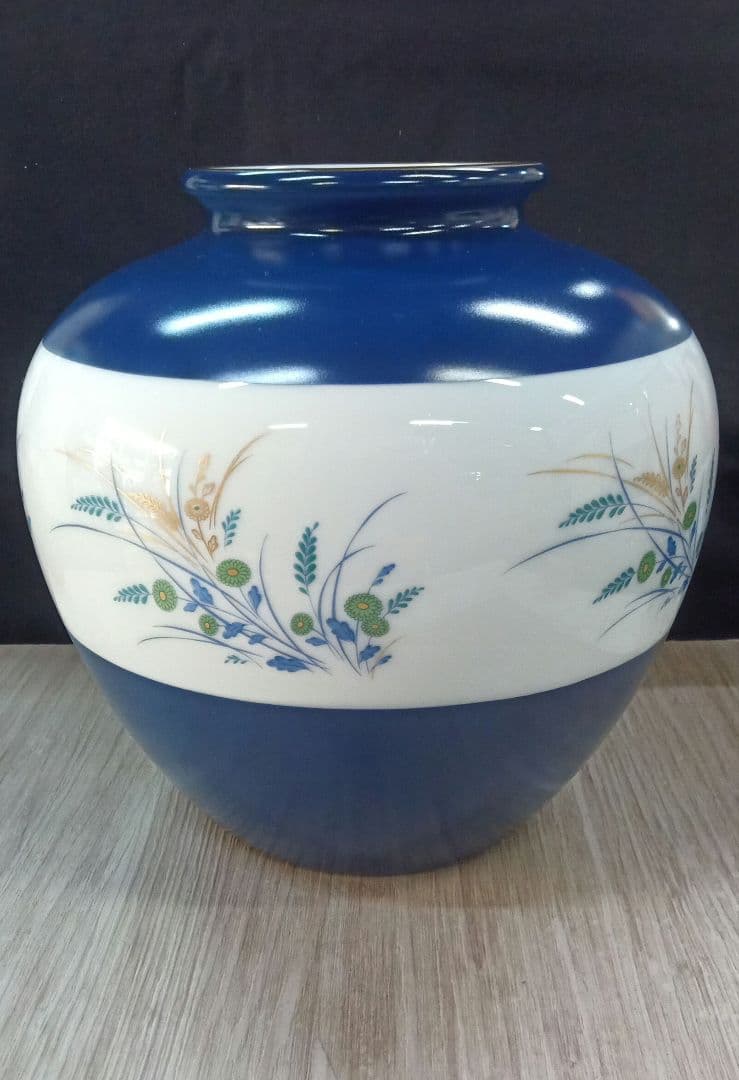 昭和レトロ/ノリタケ花瓶/フラワーベース陶器花器 519