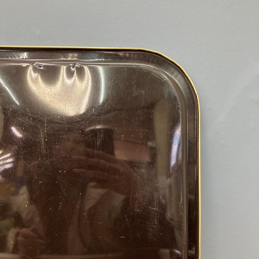 D-4 非売品 昭和レトロ 森永製菓 プレッツェル ブリキトレイ 企業物