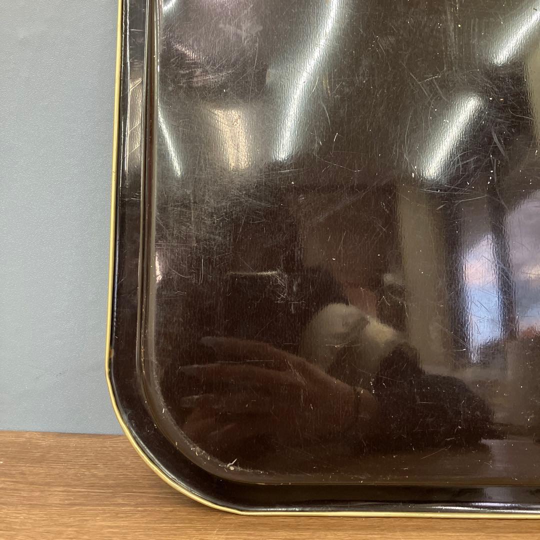 D-4 非売品 昭和レトロ 森永製菓 プレッツェル ブリキトレイ 企業物