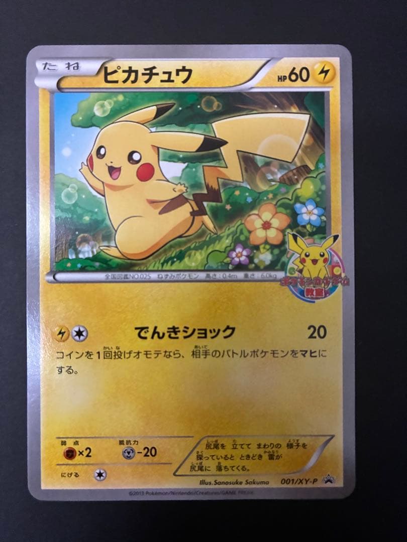 超希少美品プロモカード2013ピカチュウ&ライチュウPikach &Raichu