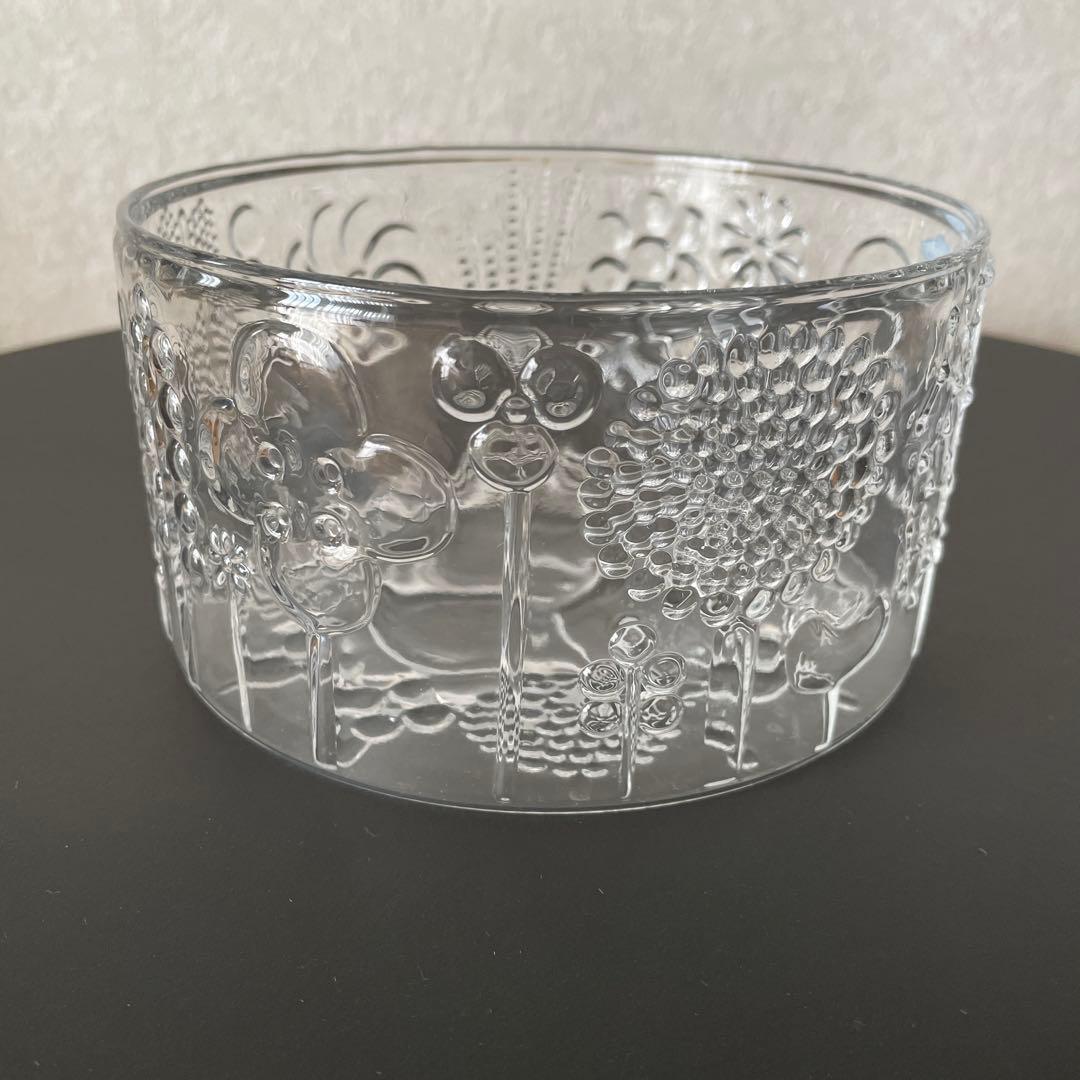 【難あり】ヌータヤルヴィ フローラ　クリアボウル150mm