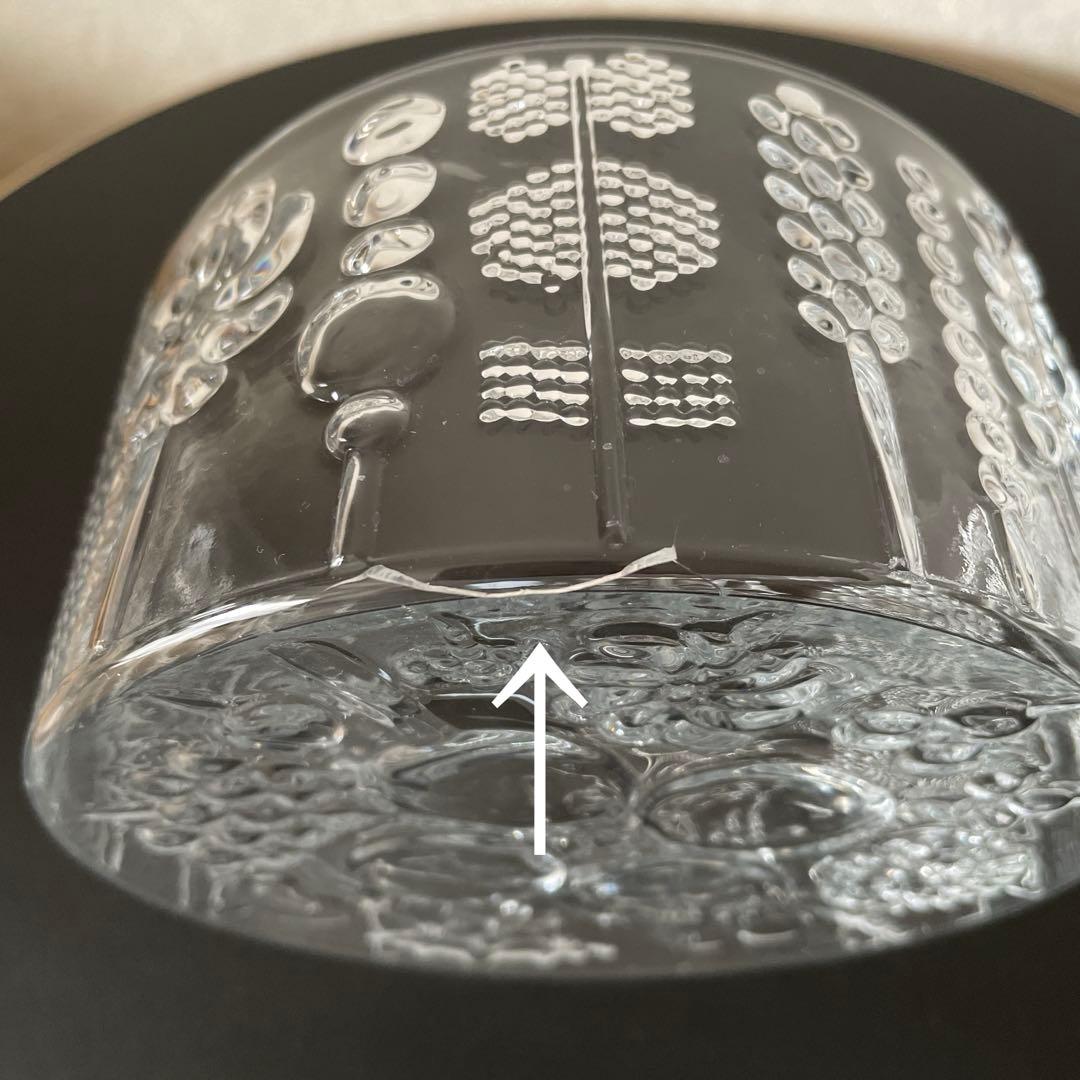 【難あり】ヌータヤルヴィ フローラ　クリアボウル150mm