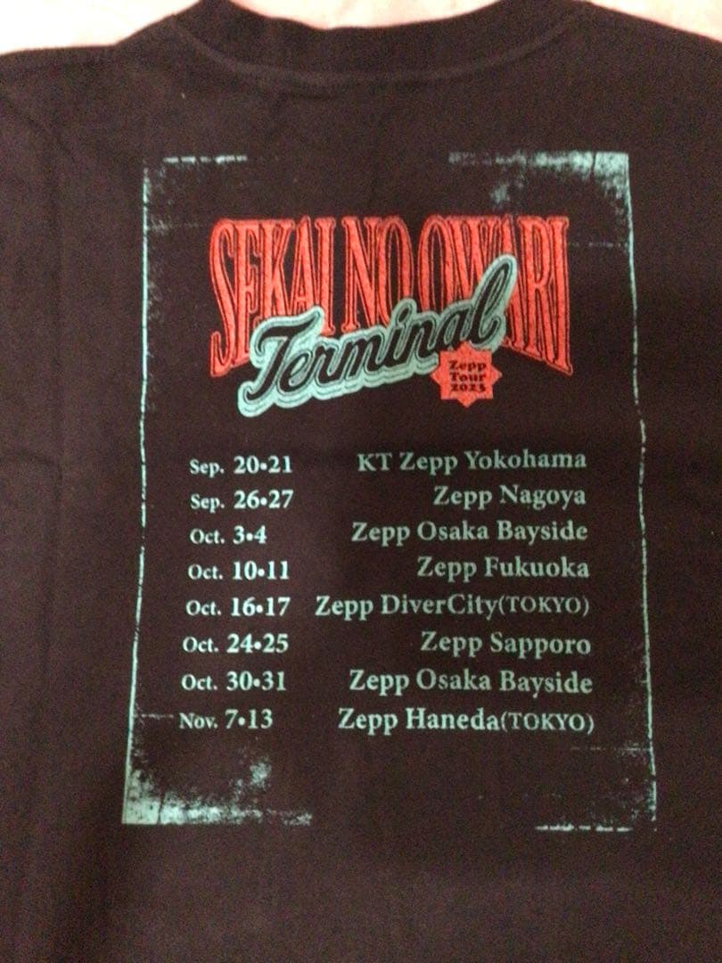 専用　セカオワ TerminalツアーTシャツ　Mサイズ