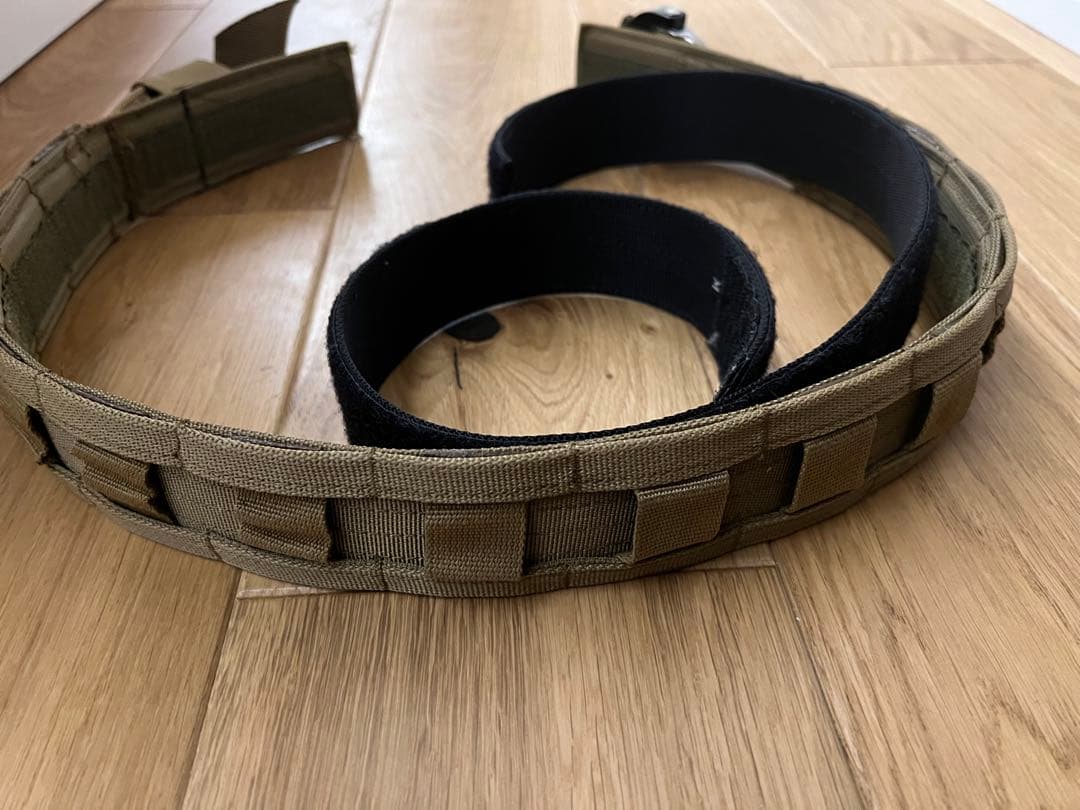 沖縄オードナンス Dリング付きベルト ミリタリー Mサイズ コヨーテ