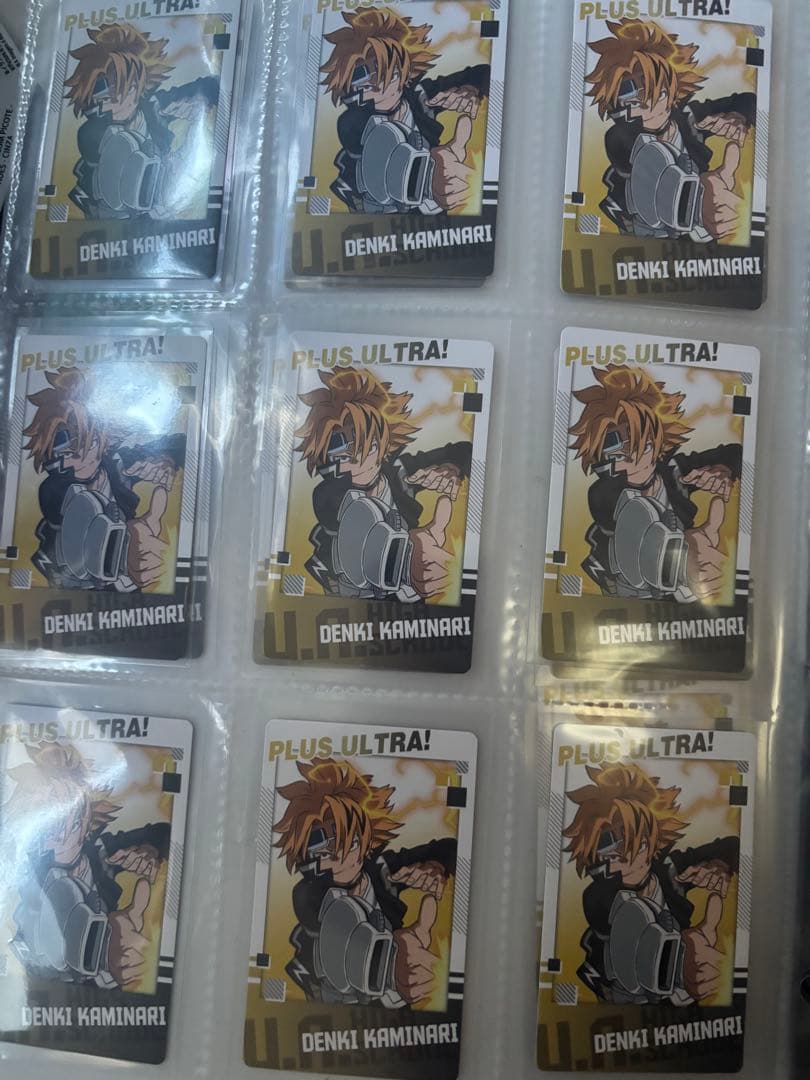 上鳴電気 缶バッジ、アクスタ、カード、フィギュアセット