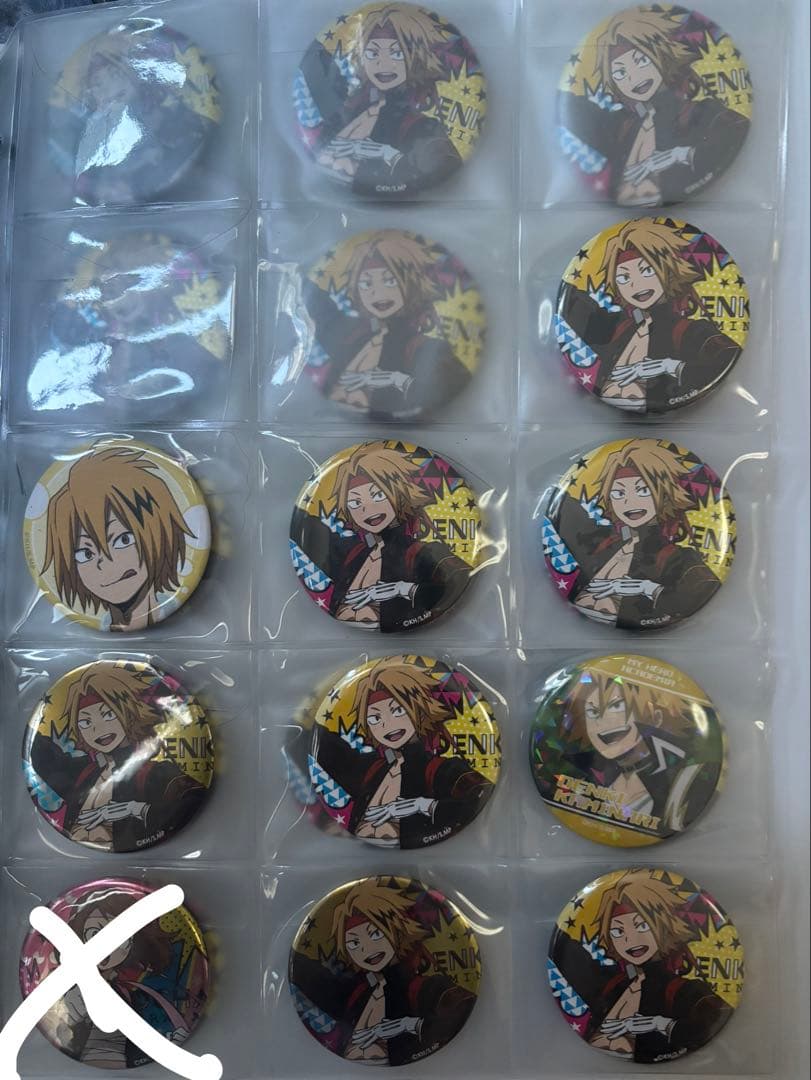 上鳴電気 缶バッジ、アクスタ、カード、フィギュアセット