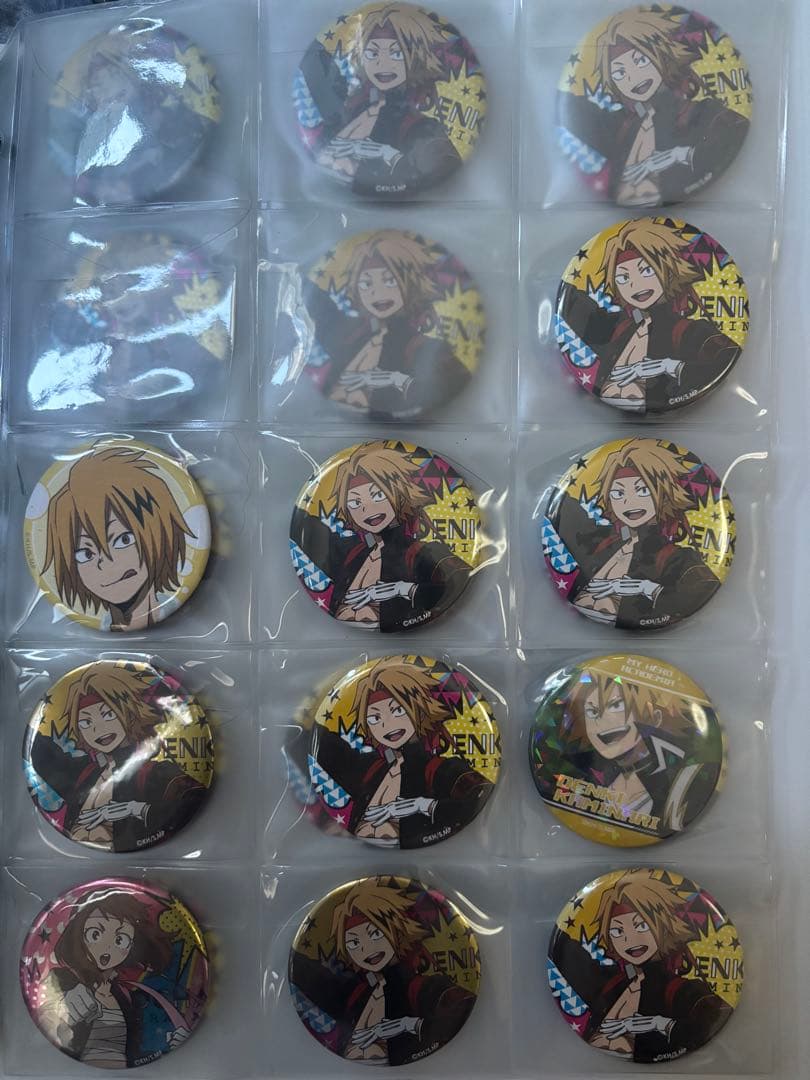 上鳴電気 缶バッジ、アクスタ、カード、フィギュアセット