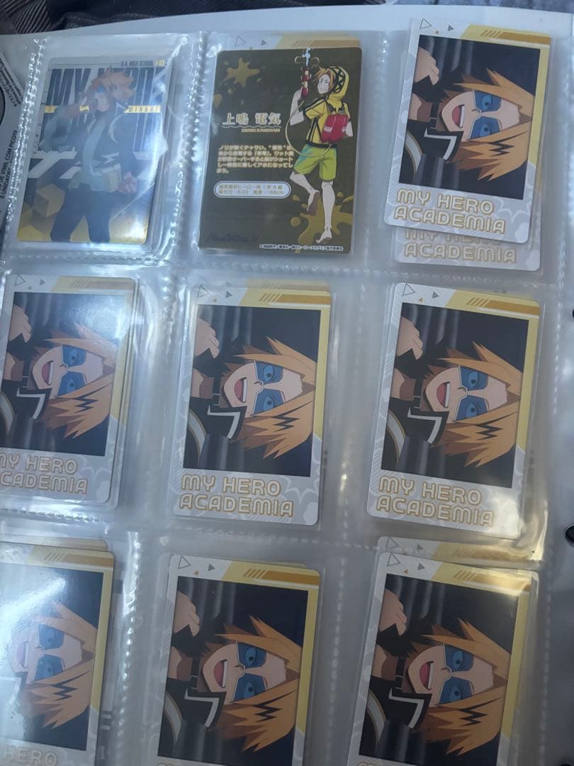 上鳴電気 缶バッジ、アクスタ、カード、フィギュアセット