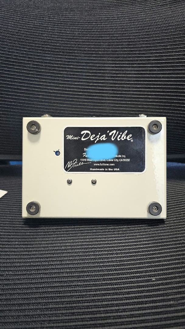 Fulltone mini Deja Vibe　ユニバイブ　エフェクタージミヘン