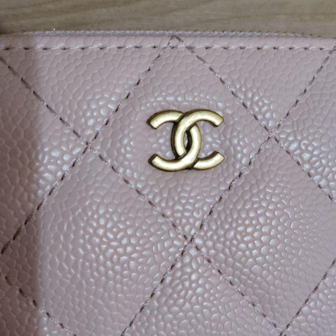早い者勝ち！訳ありCHANEL ノベルティーピンクレザー ケース