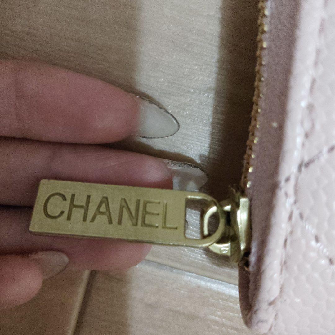 早い者勝ち！訳ありCHANEL ノベルティーピンクレザー ケース