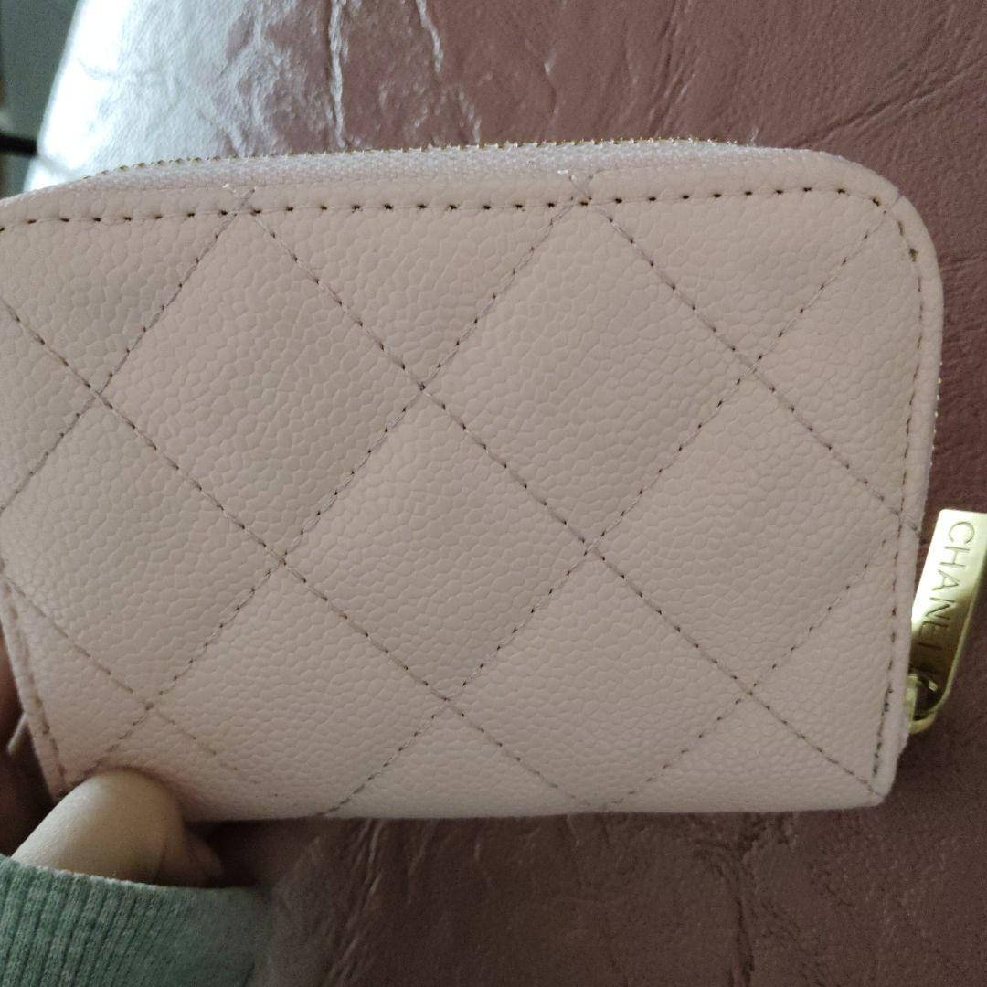早い者勝ち！訳ありCHANEL ノベルティーピンクレザー ケース