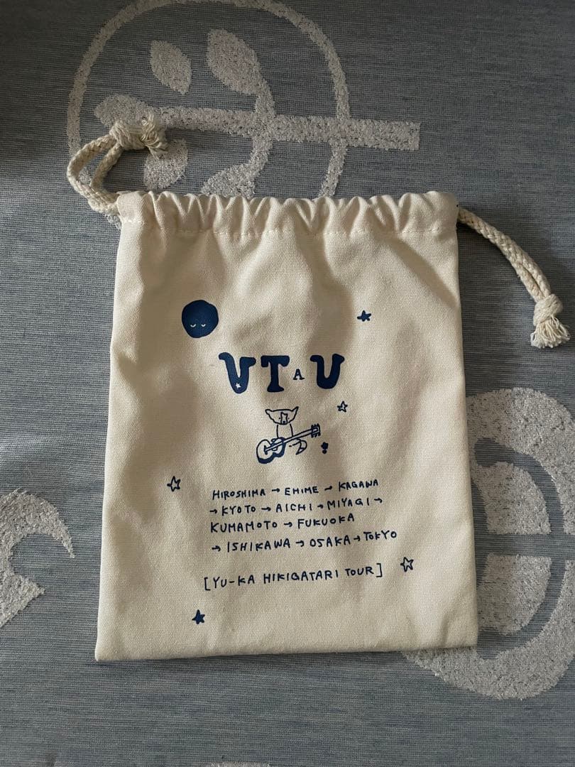由薫 直筆サインポストカード＆巾着＆ハンカチ