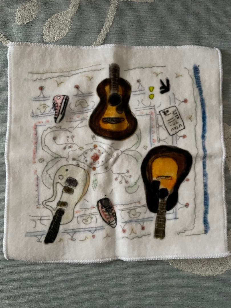 由薫 直筆サインポストカード＆巾着＆ハンカチ