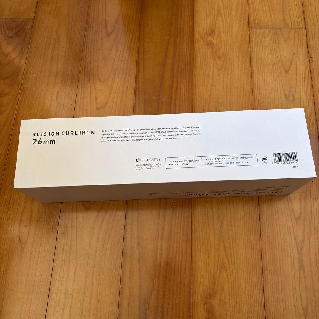 クレイツ CC9012-G26W イオンカールアイロン 26mm
