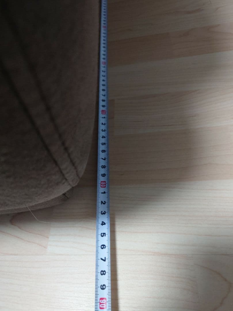 ソファ　ファブリック　ダークブラウン　高さ調節可