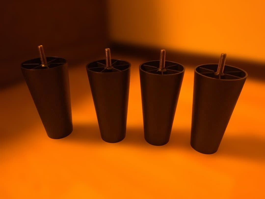 ソファ　ファブリック　ダークブラウン　高さ調節可