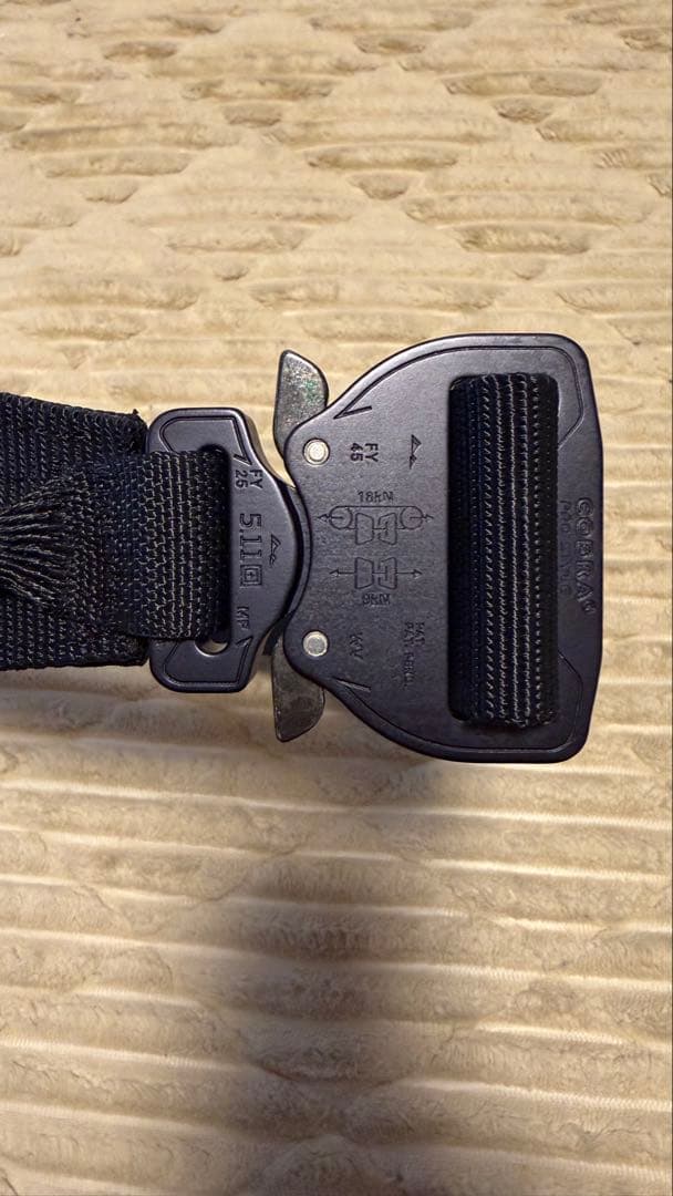 5.11 コブラバックル ベルト 美品 黒 ブラック