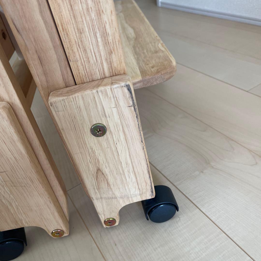 中居木工　2022/5 製造 折りたたみ式ひのきすのこベッド　ライトブラウン