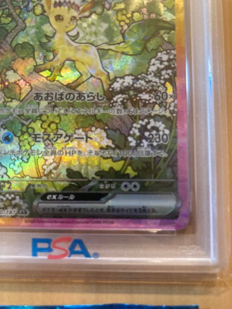 PSA10 リーフィアex SAR SV8a テラスタルフェスex おまけ