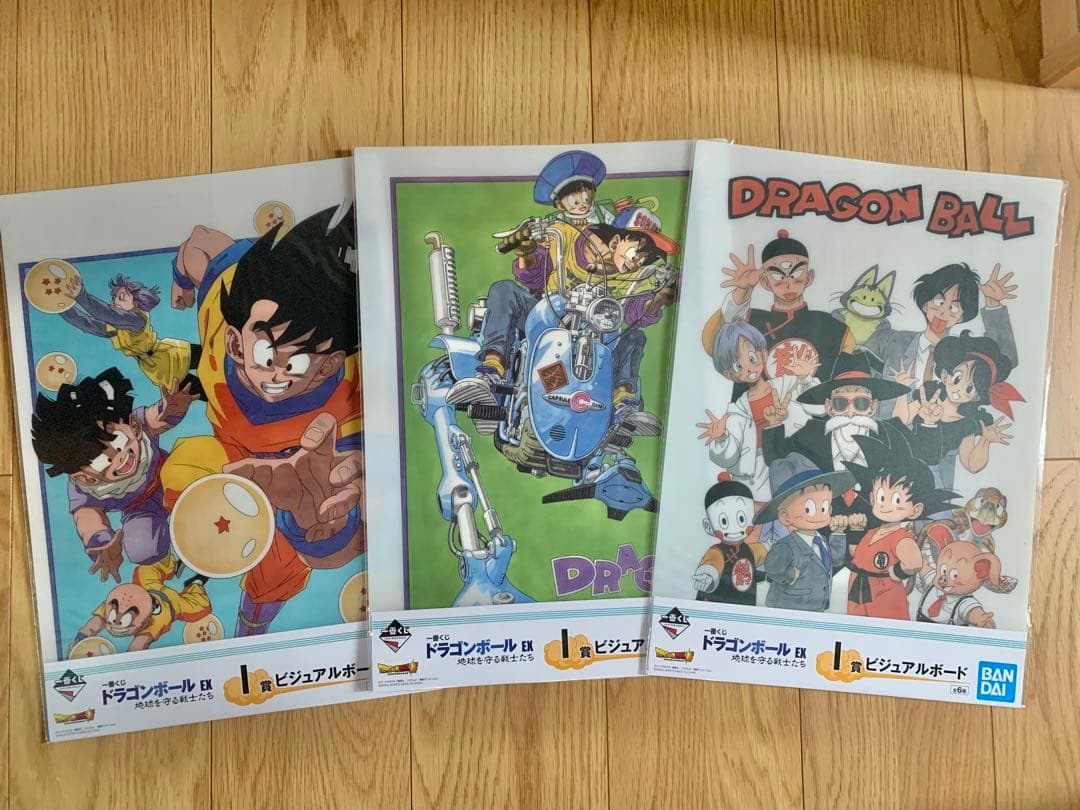 新品 ドラゴンボール 鳥山明 イラスト ビジュアルボード 全6種フルセット