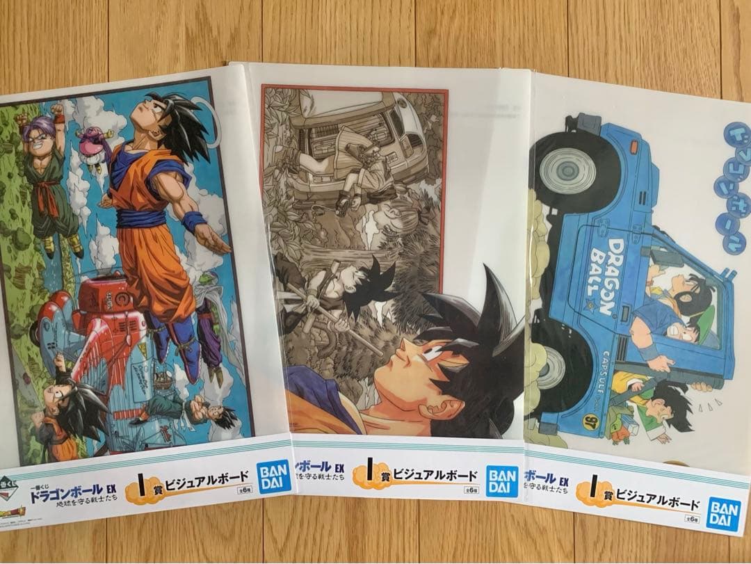 新品 ドラゴンボール 鳥山明 イラスト ビジュアルボード 全6種フルセット